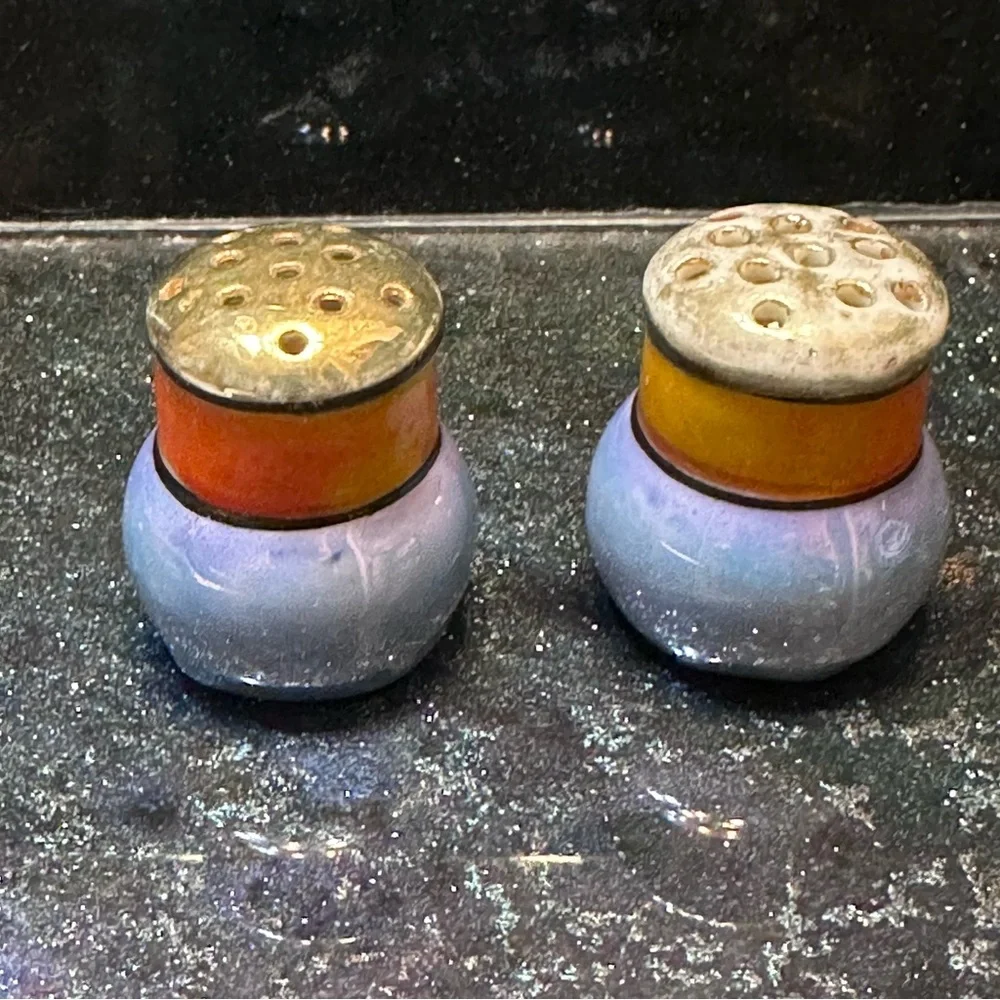 Miniature Hand Painted Made in Japan Salt & Pepper Shakers